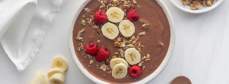 Chocolate Almond Butter Smoothie Bowl